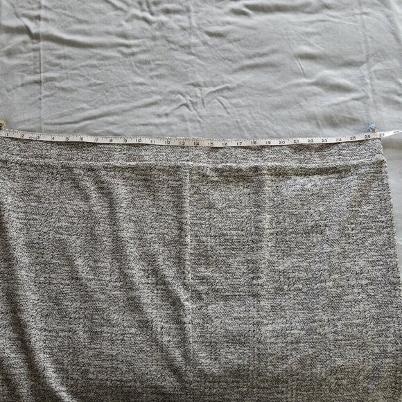 Torrid Skirt Womens 5X Gray Marled Studio Midi Double Knit Pencil Slit Pull On - Picture 4 of 11